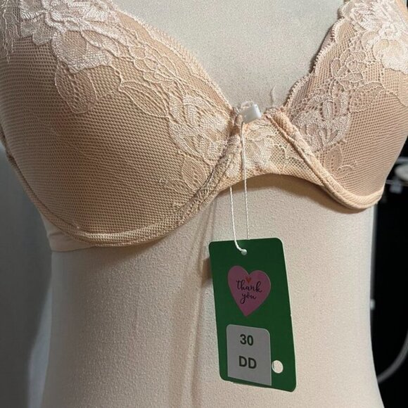 Natori Lace Underwire Bra Neutral Beige 30DD - Picture 3 of 14